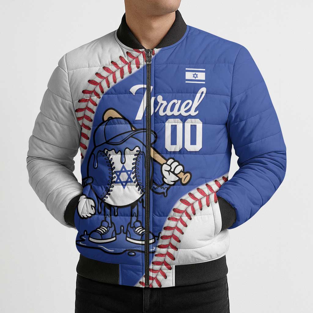 Israel 2026 Baseball Custom Bomber Puffer Jacket Go Champions Drip Style
