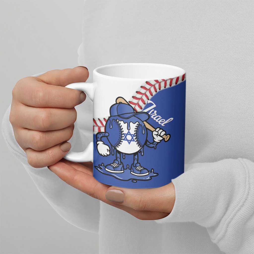 Israel 2026 Baseball Custom Ceramic Mug Go Champions Drip Style