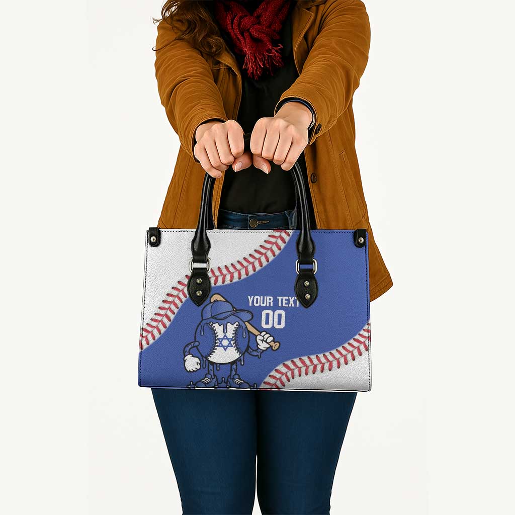 Israel 2026 Baseball Custom Leather Bag Go Champions Drip Style