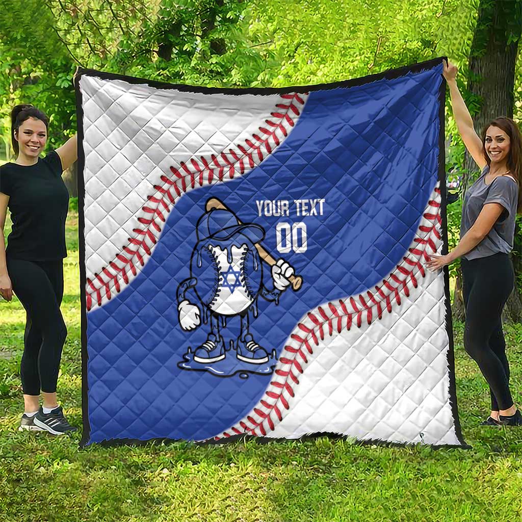 Israel 2026 Baseball Custom Quilt Go Champions Drip Style