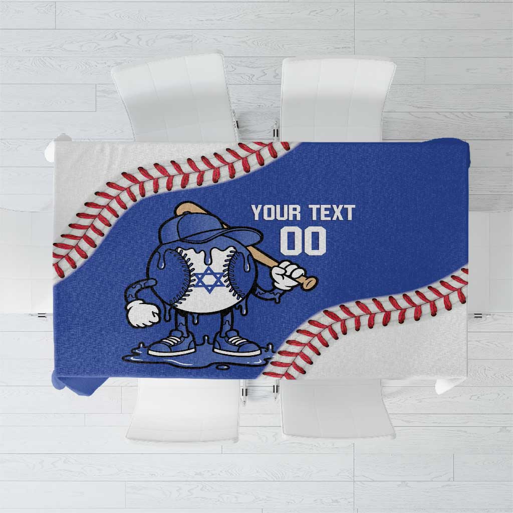 Israel 2026 Baseball Custom Tablecloth Go Champions Drip Style