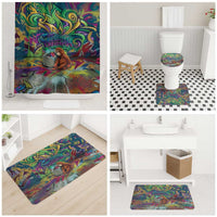 Team Punch The Monkey Bathroom Set Baby Monkey Stay Strong Graffiti Style