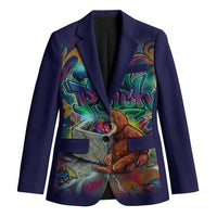 Team Punch The Monkey Blazer Baby Monkey Stay Strong Graffiti Style