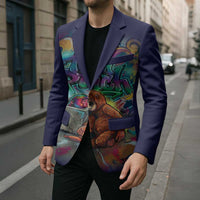 Team Punch The Monkey Blazer Baby Monkey Stay Strong Graffiti Style