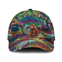 Team Punch The Monkey Classic Cap Baby Monkey Stay Strong Graffiti Style