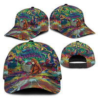 Team Punch The Monkey Classic Cap Baby Monkey Stay Strong Graffiti Style