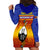 Eswatini Independence Day Hoodie Dress Swaziland Nguni Shield Gradient African Pattern - Wonder Print Shop