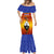 Eswatini Independence Day Mermaid Dress Swaziland Nguni Shield Gradient African Pattern - Wonder Print Shop