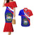 Belize Independence Day Couples Matching Mermaid Dress and Hawaiian Shirt Coat Of Arms Curve Style - Wonder Print Shop