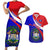 Belize Independence Day Couples Matching Short Sleeve Bodycon Dress and Hawaiian Shirt Coat Of Arms Curve Style - Wonder Print Shop