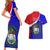 Belize Independence Day Couples Matching Short Sleeve Bodycon Dress and Hawaiian Shirt Coat Of Arms Curve Style - Wonder Print Shop