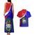 Belize Independence Day Couples Matching Tank Maxi Dress and Hawaiian Shirt Coat Of Arms Curve Style - Wonder Print Shop