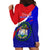 Belize Independence Day Hoodie Dress Coat Of Arms Curve Style - Wonder Print Shop