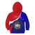 Belize Independence Day Kid Hoodie Coat Of Arms Curve Style - Wonder Print Shop