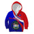 Belize Independence Day Kid Hoodie Coat Of Arms Curve Style - Wonder Print Shop