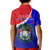 Belize Independence Day Kid Polo Shirt Coat Of Arms Curve Style - Wonder Print Shop