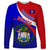 Belize Independence Day Long Sleeve Shirt Coat Of Arms Curve Style - Wonder Print Shop