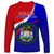 Belize Independence Day Long Sleeve Shirt Coat Of Arms Curve Style - Wonder Print Shop