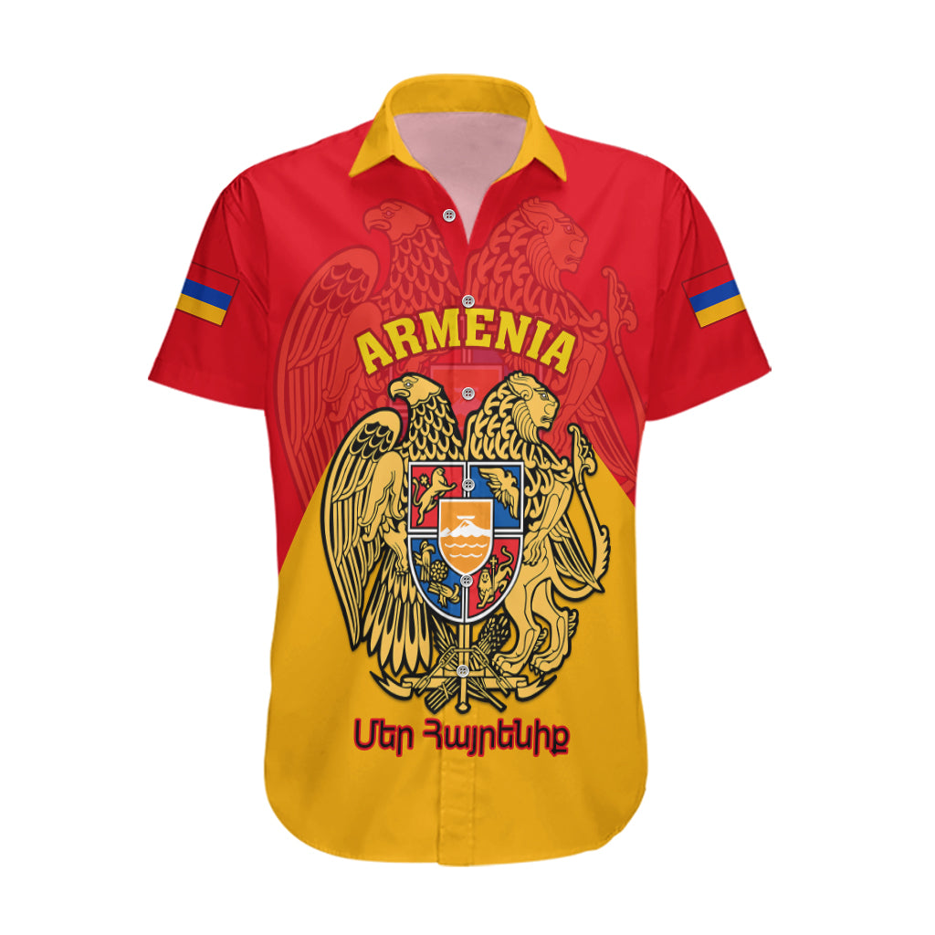 Armenia Independence Day Hawaiian Shirt Armenian Coat Of Arms 32st Anniversary - Wonder Print Shop