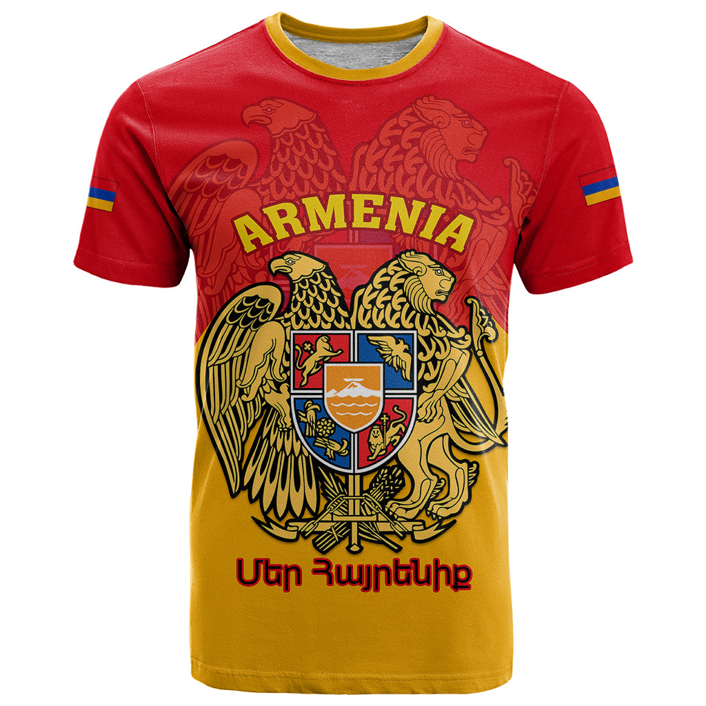 Armenia Independence Day T Shirt Armenian Coat Of Arms 32st Anniversary - Wonder Print Shop