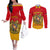 personalised-armenia-independence-day-couples-matching-off-the-shoulder-long-sleeve-dress-and-long-sleeve-button-shirts-armenian-coat-of-arms-32st-anniversary