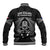 New Zealand Aotearoa Rugby Baseball Jacket NZ Tiki With Maori Fern World Cup Black Version - Wonder Print Shop