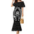 New Zealand Aotearoa Rugby Mermaid Dress NZ Tiki With Maori Fern World Cup Black Version - Wonder Print Shop