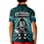 New Zealand Aotearoa Rugby Kid Polo Shirt NZ Tiki With Maori Fern World Cup Turquoise Version - Wonder Print Shop