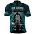 New Zealand Aotearoa Rugby Polo Shirt NZ Tiki With Maori Fern World Cup Turquoise Version - Wonder Print Shop