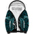 New Zealand Aotearoa Rugby Sherpa Hoodie NZ Tiki With Maori Fern World Cup Turquoise Version - Wonder Print Shop