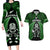 New Zealand Aotearoa Rugby Couples Matching Long Sleeve Bodycon Dress and Hawaiian Shirt NZ Tiki With Maori Fern World Cup Green Version - Wonder Print Shop