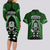 New Zealand Aotearoa Rugby Couples Matching Long Sleeve Bodycon Dress and Hawaiian Shirt NZ Tiki With Maori Fern World Cup Green Version - Wonder Print Shop