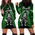 New Zealand Aotearoa Rugby Hoodie Dress NZ Tiki With Maori Fern World Cup Green Version - Wonder Print Shop