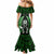 New Zealand Aotearoa Rugby Mermaid Dress NZ Tiki With Maori Fern World Cup Green Version - Wonder Print Shop