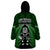 New Zealand Aotearoa Rugby Wearable Blanket Hoodie NZ Tiki With Maori Fern World Cup Green Version - Wonder Print Shop