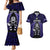 New Zealand Aotearoa Rugby Couples Matching Mermaid Dress and Hawaiian Shirt NZ Tiki With Maori Fern World Cup Blue Version - Wonder Print Shop