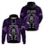 New Zealand Aotearoa Rugby Hoodie NZ Tiki With Maori Fern World Cup Purple Version - Wonder Print Shop