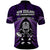 New Zealand Aotearoa Rugby Polo Shirt NZ Tiki With Maori Fern World Cup Purple Version - Wonder Print Shop