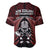 New Zealand Aotearoa Rugby Baseball Jersey NZ Tiki With Maori Fern World Cup Red Version - Wonder Print Shop