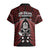 New Zealand Aotearoa Rugby Hawaiian Shirt NZ Tiki With Maori Fern World Cup Red Version - Wonder Print Shop