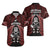 New Zealand Aotearoa Rugby Hawaiian Shirt NZ Tiki With Maori Fern World Cup Red Version - Wonder Print Shop