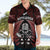 New Zealand Aotearoa Rugby Hawaiian Shirt NZ Tiki With Maori Fern World Cup Red Version - Wonder Print Shop