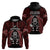 New Zealand Aotearoa Rugby Hoodie NZ Tiki With Maori Fern World Cup Red Version - Wonder Print Shop