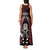 New Zealand Aotearoa Rugby Tank Maxi Dress NZ Tiki With Maori Fern World Cup Red Version - Wonder Print Shop