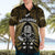 New Zealand Aotearoa Rugby Hawaiian Shirt NZ Tiki With Maori Fern World Cup Gold Version - Wonder Print Shop