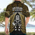 New Zealand Aotearoa Rugby Hawaiian Shirt NZ Tiki With Maori Fern World Cup Gold Version - Wonder Print Shop