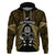 New Zealand Aotearoa Rugby Hoodie NZ Tiki With Maori Fern World Cup Gold Version - Wonder Print Shop