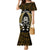 New Zealand Aotearoa Rugby Mermaid Dress NZ Tiki With Maori Fern World Cup Gold Version - Wonder Print Shop