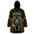 New Zealand Aotearoa Rugby Wearable Blanket Hoodie NZ Tiki With Maori Fern World Cup Gold Version - Wonder Print Shop