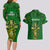 Ireland Rugby Couples Matching Long Sleeve Bodycon Dress and Hawaiian Shirt 2023 Word Cup Celtic Cross Go Champions Irish - Wonder Print Shop